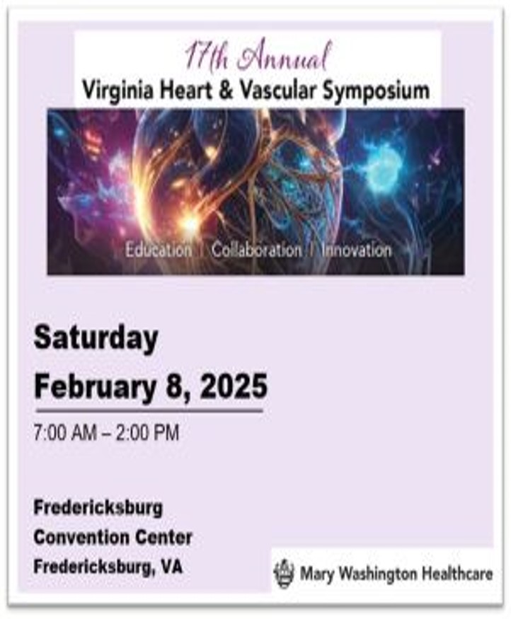 2025 Virginia Heart & Vascular Symposium (MWHC) Banner